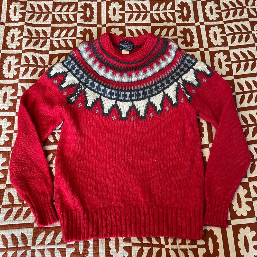 Woolrich Vintage Fair Isle Sweater Wool